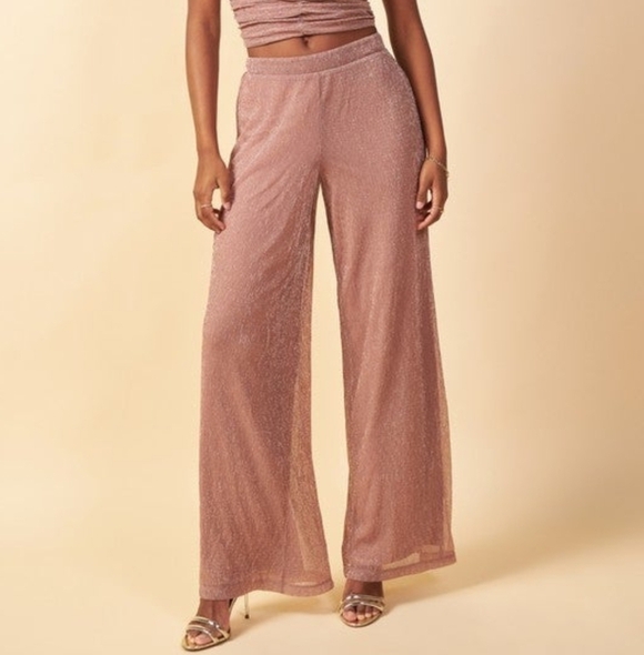 Skies Are Blue Pants - Skies Are Blue Pink Sparkle Pants NWT